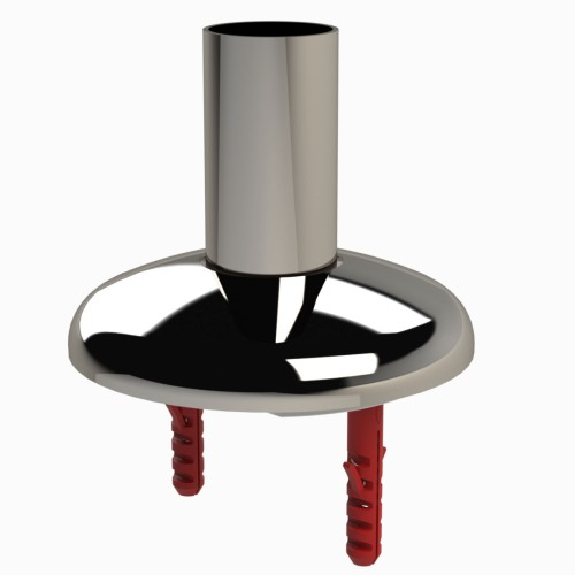 Montageset aus Edelstahl V4A ø40 mm-Beschreibung lesen