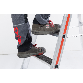 Stufenstehleiter mit Plattform 10 Stufen-Beschreibung lesen