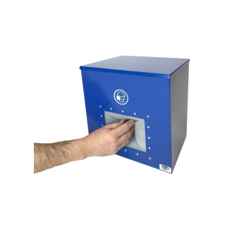 Distributeur acier pour masques forme coque (FFP2)-Lire la description