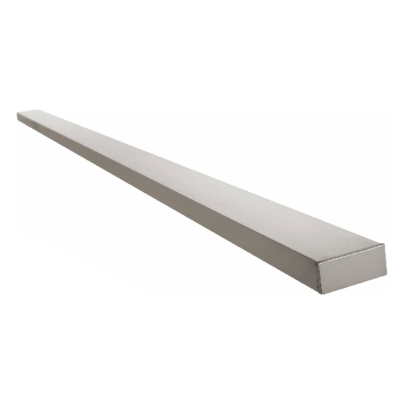 Wandmontiertes Geländer 1,5 m aus dunkelgrauem Aluminium-Beschreibung lesen