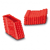 Rechter Leiterfuß rot 74x25mm