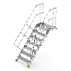 Plattformtreppe wandmontiert Neigung 60° 4 Stufen