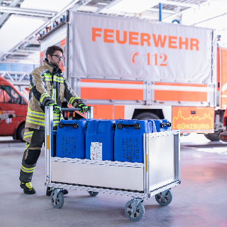 Transportwagen aus Aluminium für Rettungstechnik-Beschreibung lesen