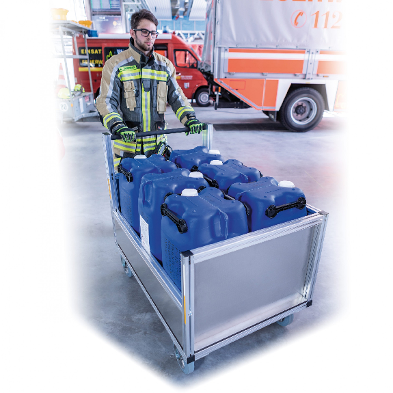 Transportwagen aus Aluminium für Rettungstechnik-Beschreibung lesen