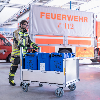 Transportwagen aus Aluminium für Rettungstechnik