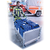Transportwagen aus Aluminium für Rettungstechnik