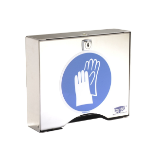 Distributeur inox pour gants PE-Lire la description