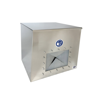 Distributeur inox pour masques forme coque (FFP2)-Lire la description