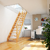 Raumspartreppe 1/4-gewendelt 243-299cm