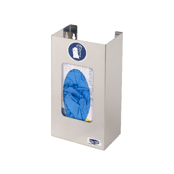 Distributeur inox de gants - 1 boîte-Lire la description