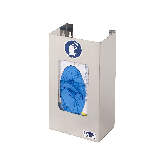 Distributeur inox de gants - 1 boîte-Lire la description