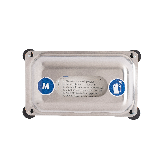 Distributeur inox de gants jetables-Lire la description