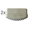 Leiterfüße weiß 65x20mm