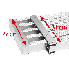 Plancher télescopique en aluminium 2,08 à 3,5 m