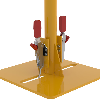 Sicherheitsgeländer teleskopierbar im Baukastensystem 1200-1800 mm