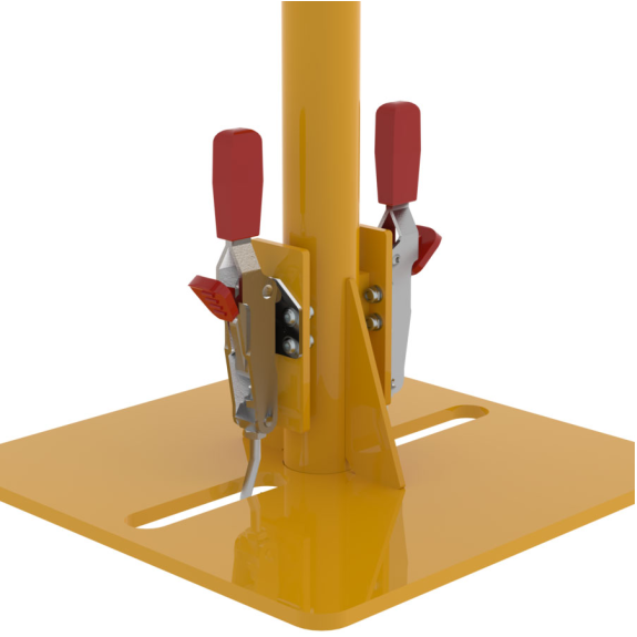 Sicherheitsgeländer teleskopierbar im Baukastensystem 1200-1800 mm-Beschreibung lesen