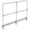 Garde-corps rigide pour plateforme 1860 mm