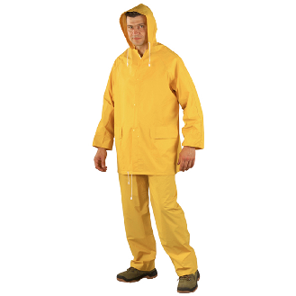 Coverguard - Ensemble de pluie jaune en PVC (Pack de 10)-Lire la description