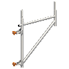 Konsole aus Aluminium für Gerüste 0,75 m