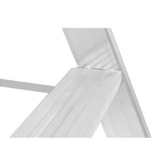 Stufenstehleiter mit Alu-Druckguss Gelenk 2x12 Stufen-Beschreibung lesen