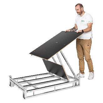Stahlpalette klappbar-Beschreibung lesen