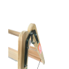Holzleiter mit Werkzeugtasche und Eimerhaken 2x9 Stufen