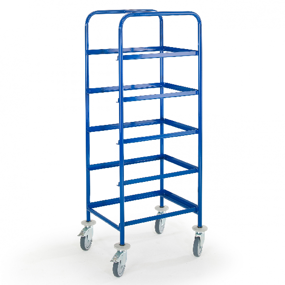 Kommissionierwagen mit 5 Ladeflächen 610x410mm-Beschreibung lesen