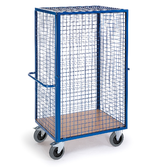 Gitterwagen mit Vorderwand und Grundboden 1215x800mm-Beschreibung lesen