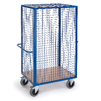 Gitterwagen mit Vorderwand und Grundboden 1215x800mm-Beschreibung lesen
