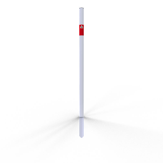 Absperrpfosten aus verzinktem Stahl Ø42x2,5mm-Beschreibung lesen