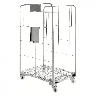 Rollcontainer verzinkt stapelbar 800x700x1570mm-Beschreibung lesen