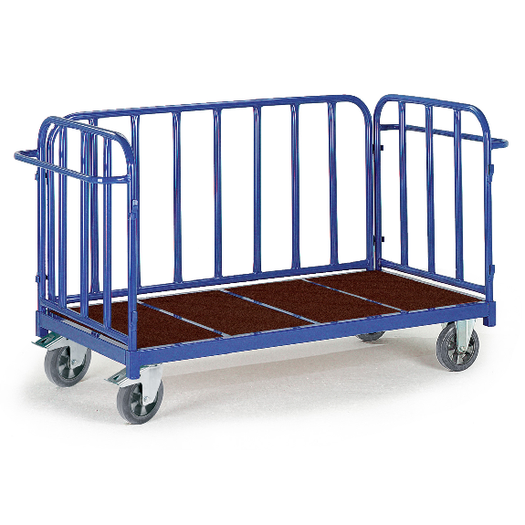 Dreiwandwagen mit Holzboden 1300x840mm-Beschreibung lesen