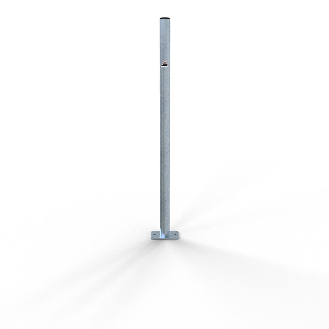 Absperrpfosten aus verzinktem Stahl Ø42x2,5mm-Beschreibung lesen