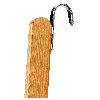Einhängehaken für Holzleitern, Rohr 60 mm, 2 Stück