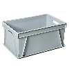 Chariot roulant gris 600x400x170mm
