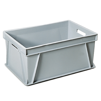 Chariot roulant gris 600x400x170mm-Beschreibung lesen