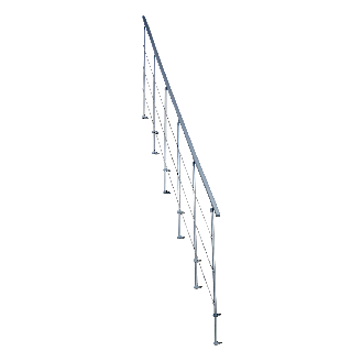 Zusätzliche Geländer für Mittelholmtreppe-Beschreibung lesen
