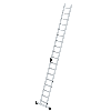 Leiter mit Traverse und Ergo-Pad, 18 Stufen