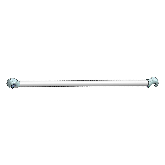 Horizontalstrebe für Fahrgerüst, Länge 221 cm-Beschreibung lesen