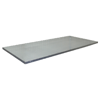 Regalboden aus Stahlblech für Kommissionierwagen 1250x460mm-Beschreibung lesen