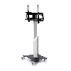 Mobiler TV-Ständer für 42-65 Zoll Bildschirme, höhenverstellbar