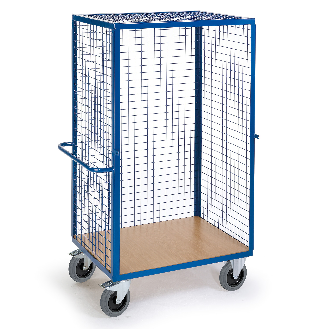 Regalwagen mit Schiebegriff und Grundboden 980x700mm-Beschreibung lesen