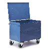 Blechkastenwagen halb geklappt mit Deckel 990x680mm