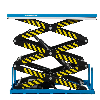 Hubtisch 380V, Hubhöhe 3000 mm, Tragkraft 1000 kg