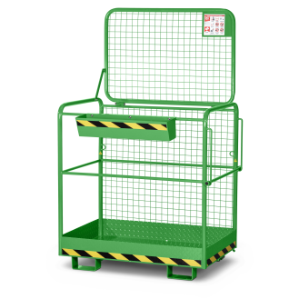 Arbeitskorb gelbgrün RAL 6018-Beschreibung lesen