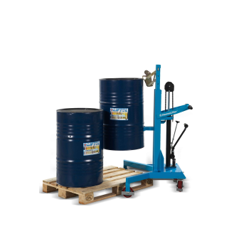Fasslifter für 208l DIN Fässer, Tragkraft 350 kg-Beschreibung lesen