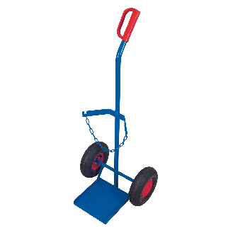 Stahlflaschenkarre, Tragkraft 100 kg-Beschreibung lesen