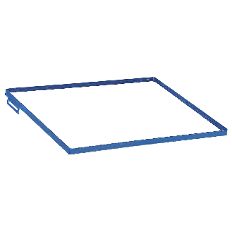 Chariot à roulettes en acier angulaire 410x620mm-Beschreibung lesen