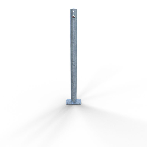 Absperrpfosten aus verzinktem Stahl Ø42x2,5mm-Beschreibung lesen