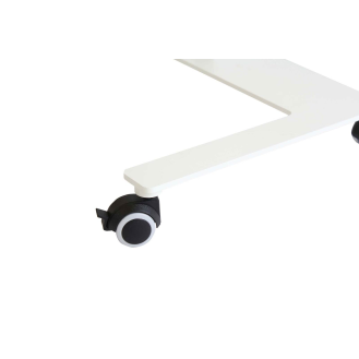 Mobiler Schreibtisch mit anpassbarer Ergonomie-Beschreibung lesen